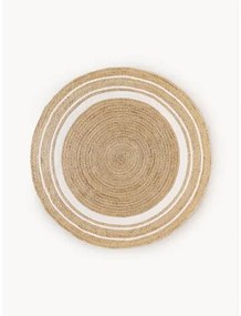 Ručne vyrobený okrúhly koberec z juty Clover