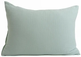 Mušelínová obliečka na vankúš 50 × 70 cm – Alexia mätový