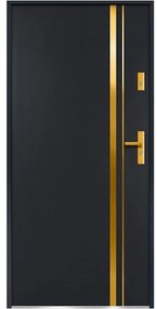 Dvere vchodové Aion S68 90L antracit