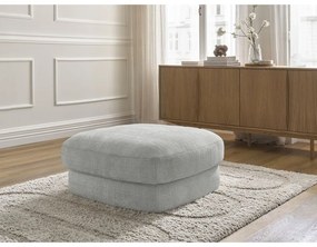 Svetlosivá ženilková podnožka Leonore – Bobochic Paris