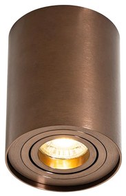 Inteligentný stropný reflektor tmavý bronz otočný a naklápací vrátane Wifi GU10 50mm - Rondoo Up