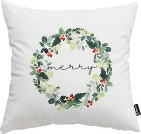 Obliečka na vankúš Merry Wreath 43x43 cm