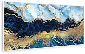 Klarstein Wonderwall Air Art Smart, infračervený ohrievač, 120 x 60 cm, 700 W, modrý mramor