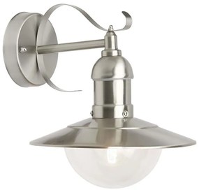 Brilliant - Vonkajšie nástenné svietidlo ARTO 1xE27/60W/230V IP44 lesklý chróm BI0047