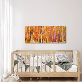 Obraz - Jesenný les (120x50 cm)