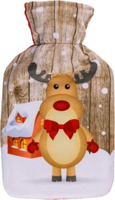 GiftyCity Termofor s fleecovým obalom, 0,7 l, sobík