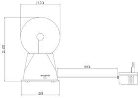 Globo 280110 - LED Stolná lampa PLASMA LED/3,6W/230V