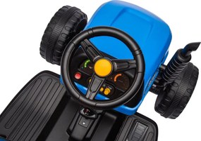 LEAN CARS Elektrický traktor BBH-030 modrý