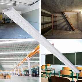 BERGE LED lampa NEPTUN 120cm - 72W - 7200lm - IP20 - 4500K - neutrálna biela