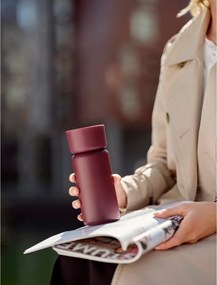 Vínovočervený termo hrnček z nehrdzavejúcej ocele 400 ml Singles – Zone