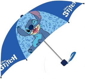 Chlapčenský skladací dáždnik Lilo &amp; Stitch - priemer roztiahnutého dáždnika 90 cm, zložený 24 x 5,5 cm