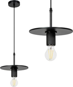 Toolight Toolight, závesné svietidlo 1xE27 APP1180-1CP, čierna, OSW-40017