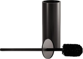 Rea Til, kovový stojan na WC s kefou, čierna matná, REA-88089