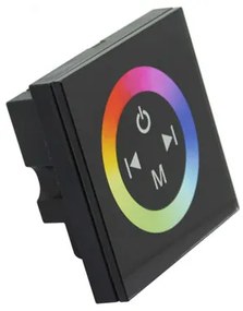 ECOLIGHT Diaľkový ovládač k RGB LED pásiku - dotykový do krabice 144W