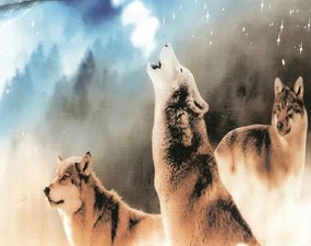 Obliečky GERDA WOLVES 140x200 cm