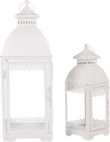 Set dvoch lampášov biely JL343 (2 ks)