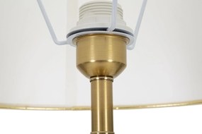 Stojacia lampa Whity 160 cm biela/zlatá