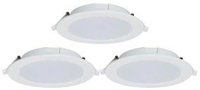 Aigostar-SADA 3x LED Stm. podhľ. svietidlo MESH 9W/230V 2700K-6500K pr. 14,5 cm