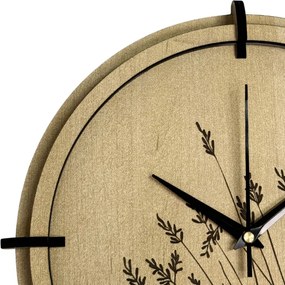 Drevené nástenné hodiny javor – tichý chod, prírodný dizajn | SENTOP HDF0587-MAPLE