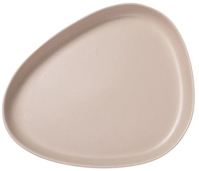 Servírovací tanier Curve Stoneware, veľký – pieskový
