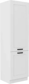 Kuchynská skriňa pre vstavanú chladničku Luna, 60 cm, biela%