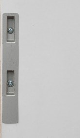 Závesné zrkadlo Basic, biele