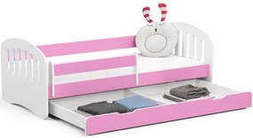 Detská posteľ PLAY ružová 80x180 cm
