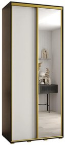 Skriňa 45 Canaris 3 100 čierna/biela/gold