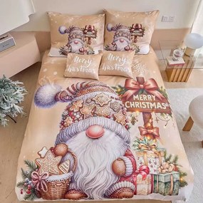 Obliečky Homa GNOMTIME SKIN 3-dielna sada 140x200 cm