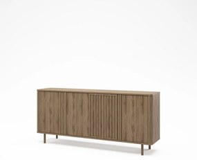 Komoda v dekore duba v prírodnej farbe 180x80x40 cm Salma – Marckeric