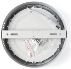 BERGE LED panel kruhový 170x35mm prisadený - 12W - 230V - 860Lm - IP20 - studená