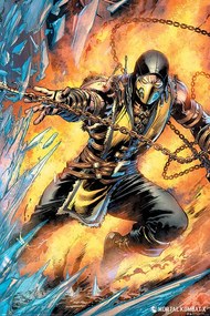 Plagát, Obraz - Mortal Kombat - Scorpion, (61 x 91.5 cm)