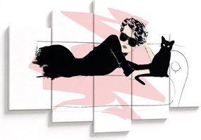Obraz - Fashion lady (150x105 cm)