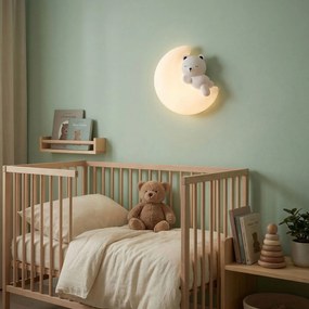Toolight Rea, LED NÁSTENNÉ SVIETIDLO G180-W MEDVEĎ NA MESIACI, OSW-07811