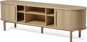 TV stolík v dekore duba v prírodnej farbe 180x56x40 cm Meta – Unique Furniture