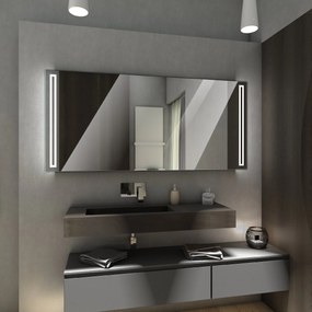 ROMA zrcadlo s LED osvětlením 120 diod na metr Barva podsvícení zrcadla: dual white s dotykovým vypínačem, Šířka (cm): 50, Výška (cm): 50