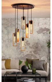 Eglo 44054 - Závesné svietidlo na lanku LITTLETON 6xE27/60W/230V