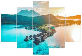 Obraz - Bora Bora (150x105 cm)