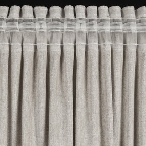 ZÁVES NA PÁSKE MEGI 140X270 CM SIVÁ