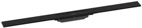 Hansgrohe RainDrain Flex sprchový žľab 90 cm nerez matná černá mat 56 045 670