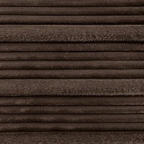 Dekorstudio Flanelová deka NINA v tmavohnedej farbe Rozmer deky: 150x200cm