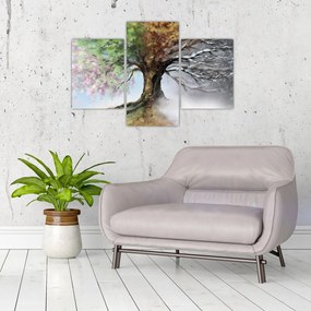 Obraz - Strom štyroch ročných období (90x60 cm)