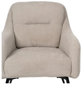 Béžové ženilkové kreslo Classic – Ixia