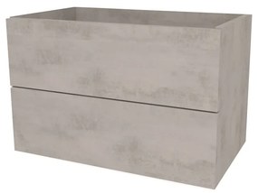 Mereo, Mereo Aira, kúpeľňová skrinka 101 cm, Multidecor, Chromix strieborný, MER-CN792SACST