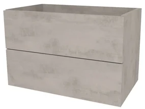Mereo, Mereo Aira, kúpeľňová skrinka 101 cm, Multidecor, Chromix strieborný, MER-CN792SACST