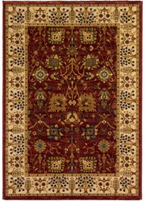 Koberce Breno Kusový koberec PRAGUE 636/IB2R, červená, viacfarebná,67 x 120 cm