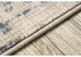 Vlnený kusový koberec Armin béžovo modrý 80x150cm