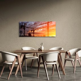 Obraz - Stavenisko (120x50 cm)