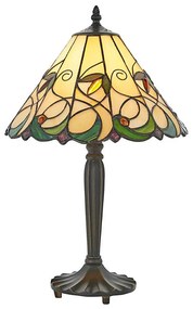 Endon 64195 - Stolová lampa Tiffany JAMELIA 1xE27/60W/230V priemer 31 cm