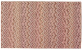 Zigzag outdoorový koberec 230x330 cm červený